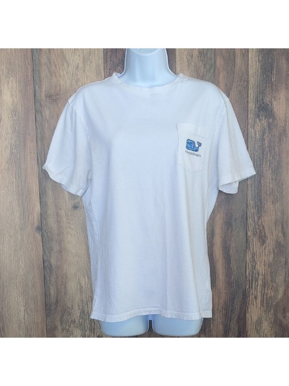 Vineyard Vines Men's White Short Sleeve SS Tee S M258